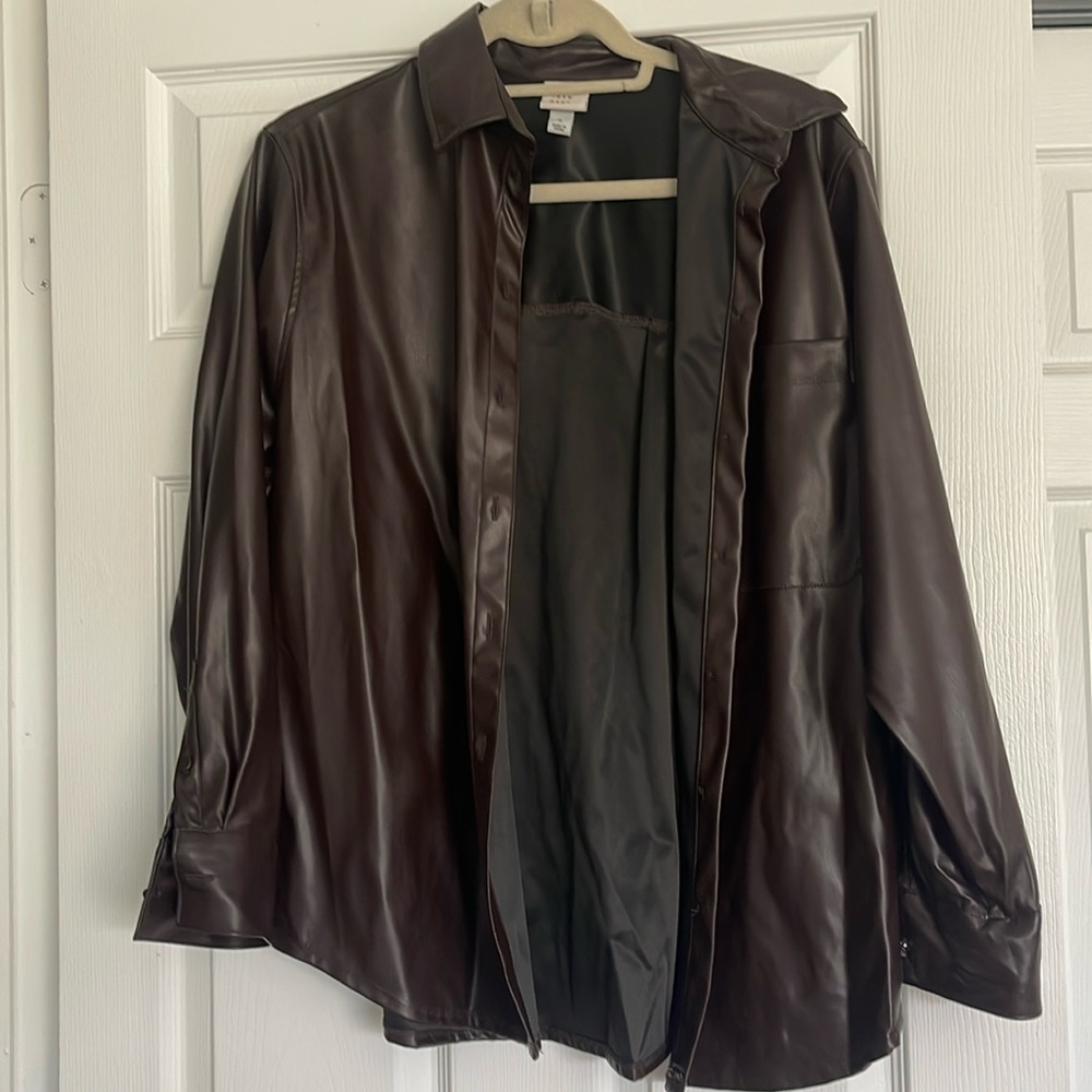 Leather Shacket